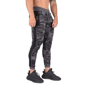 กางเกงวอร์มผ้าแคนวาสเอวสูงเข้ารูปสำหรับผู้ชายกางเกงออกกำลังกายลายพรางน้ำหนักเบาปักลายสตรีทลำลองสำหรับเล่นกีฬา - Product Image 2