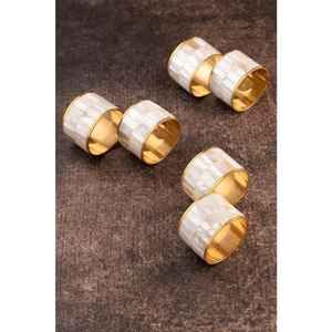 Ronds de serviette en os et vadrouille faits à la main de qualité supérieure pour hôtels et restaurants - Product Image 5