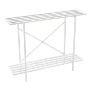 Florero de Metal de Lujo Contemporáneo para Decoración del Hogar, Florero de Metal Hecho a Mano para Plantas con Soporte - Product Image 5