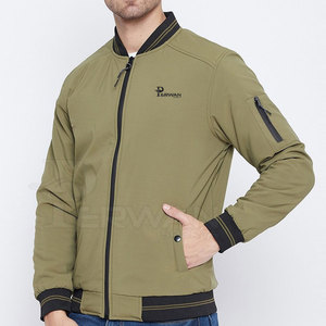 Blouson d'aviateur personnalisé à vendre blouson d'hiver chaud à fermeture éclair veste coupe-vent décontractée de plein air - Product Image 2
