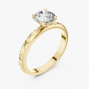 Premium Quality Lab Grown Diamond Promise <b>Ring</b> Polished Gold Finish <b>for</b> <b>Couples</b> Jewelry Available at Affordable Price - Product Image 6