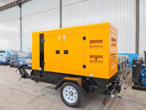 مولد ديزل وغاز طبيعي محمول على مقطورة من أлад ALD-C125S بقدرة 125 كيلوواط و130 كيلوواط و150 كيلوفولت أمبير مع نظام تشغيل تلقائي ونظام تبريد مائي وطاقة موثوقة - Product Image 6