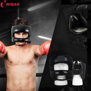 Safety First Protector de cabeza de Kickboxing de cuero personalizable Escudo de entrenamiento único para un entrenamiento efectivo en boxeo Taekwondo Karate - Product Image 4