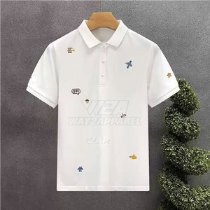 Camisetas Polo bordadas de calidad superior Camisetas Polo bordadas de color personalizadas hechas con el mejor material - Product Image 2