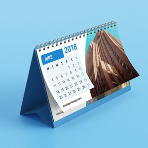 Calendario de Escritorio Personalizado con Logotipo |   Impresión de Calendarios de Mesa Promocionales Corporativos para la Marca de la Empresa y Regalos de Oficina - Product Image 4