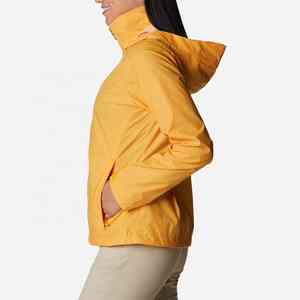 Chaqueta cortavientos impermeable de poliéster para mujer, chaqueta ligera de concha suave, resistente al agua - Product Image 3
