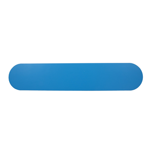 LongLife Rounded - Marcatura del Pavimento Marcatura Longitudinale, autoadesiva 90 x 450mm, Azzurro Chiaro, 50 pz. / Confezione. - Product Image 1