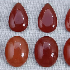 Pierres précieuses de qualité supérieure, lisses et naturelles, en cabochon, en vente en ligne, pierres précieuses pour femmes, pierres précieuses en forme de poire, 20% de réduction et cadeau - Product Image 1