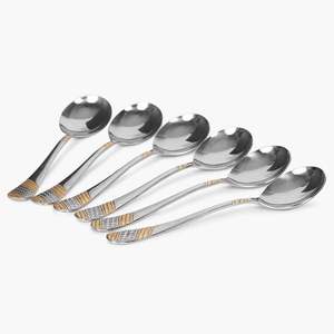 Exquisita cuchara de plata Un símbolo de gracia y elegancia Cuchara de plata pulida Eleve su experiencia gastronómica - Product Image 2