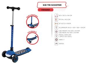 Nouvelle conception, trottinette pour enfants à 3 roues de haute qualité, pliable, hauteur réglable, roulement ABEC-7, sport de plein air - Product Image 2