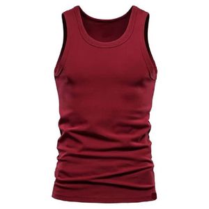 2025 Men's Summer Tank Top High Quality 100% Cotton Breathable Casual Style Trendy - Product Image 1
