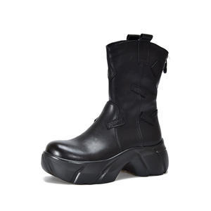 รองเท้าบูทสูงถึงต้นขาสำหรับผู้หญิง ดีไซน์ทันสมัย ส้นหนา แฟชั่นผู้หญิง รองเท้าบูทสูงคลาสสิกสำหรับผู้หญิง - Product Image 4