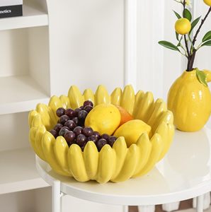 Bol à <span class=keywords><strong>fruits</strong></span> pour comptoir <span class=keywords><strong>de</strong></span> cuisine-<span class=keywords><strong>Corbeille</strong></span> à <span class=keywords><strong>fruits</strong></span> <span class=keywords><strong>en</strong></span> <span class=keywords><strong>céramique</strong></span> <span class=keywords><strong>en</strong></span> forme <span class=keywords><strong>de</strong></span> banane <span class=keywords><strong>de</strong></span> 10 pouces, bol à clé pour table d'entrée - Product Image 4