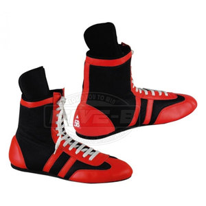 En Stock, Fáciles de Usar, Precio Económico, Talla Personalizada, Duraderos, Ligeros, Ecológicos, Zapatos de Boxeo de Cuero en Venta - Product Image 3