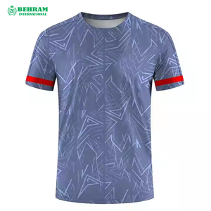 เสื้อยืดคอกลมโอเวอร์ไซส์ทรงหลวมเนื้อผ้านุ่มพิเศษสำหรับผู้ชาย พิมพ์ลายแบบรีดร้อน ผ้าฝ้าย 100% ป้องกันการยับ รับสั่งทำได้ - Product Image 5