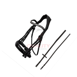 Bridon et longe pour cheval de style anglais, confortables, adaptés aux cavaliers professionnels à la recherche d'équipement d'équitation durable pour l'extérieur - Product Image 5