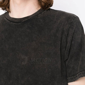 Camiseta estampada de corte holgado hecha en Pakistán para hombre, camisetas de lavado ácido, Diseña tus propias camisetas transpirables de lavado ácido para hombre - Product Image 5