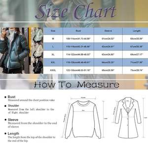 Veste rembourrée à manches longues pour femmes de haute qualité-Col haut, manteau en duvet à capuche zippé avec poches, coupe-vent, coupe tendance et ample - Product Image 6