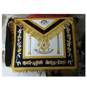 OES Masonic Regalia Grand Lodge Master Delantal Masonic Regalia Past Grand Master Delantal Bordado a mano - Product Image 3