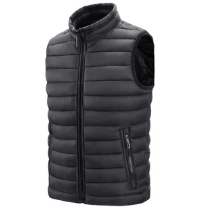 Veste sans manches matelassée imperméable respirante pliable à fermeture éclair, mode décontractée printemps, grande taille, vente chaude, haute qualité pour hommes - Product Image 1