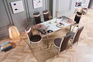 Modern MDF <b>Wood</b> Extendable Dining <b>Chair</b> for Home <b>Kitchen</b> Hotel Villa Farmhouse Apartment Use for Outdoor Applications - Product Image 4