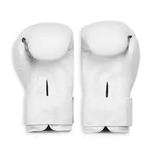 Hoge Kwaliteit Custom Logo Mma Training Handschoenen Witte Siliconen Kickbokshandschoenen Voor Outdoor Sport Veiligheid Voor Volwassenen