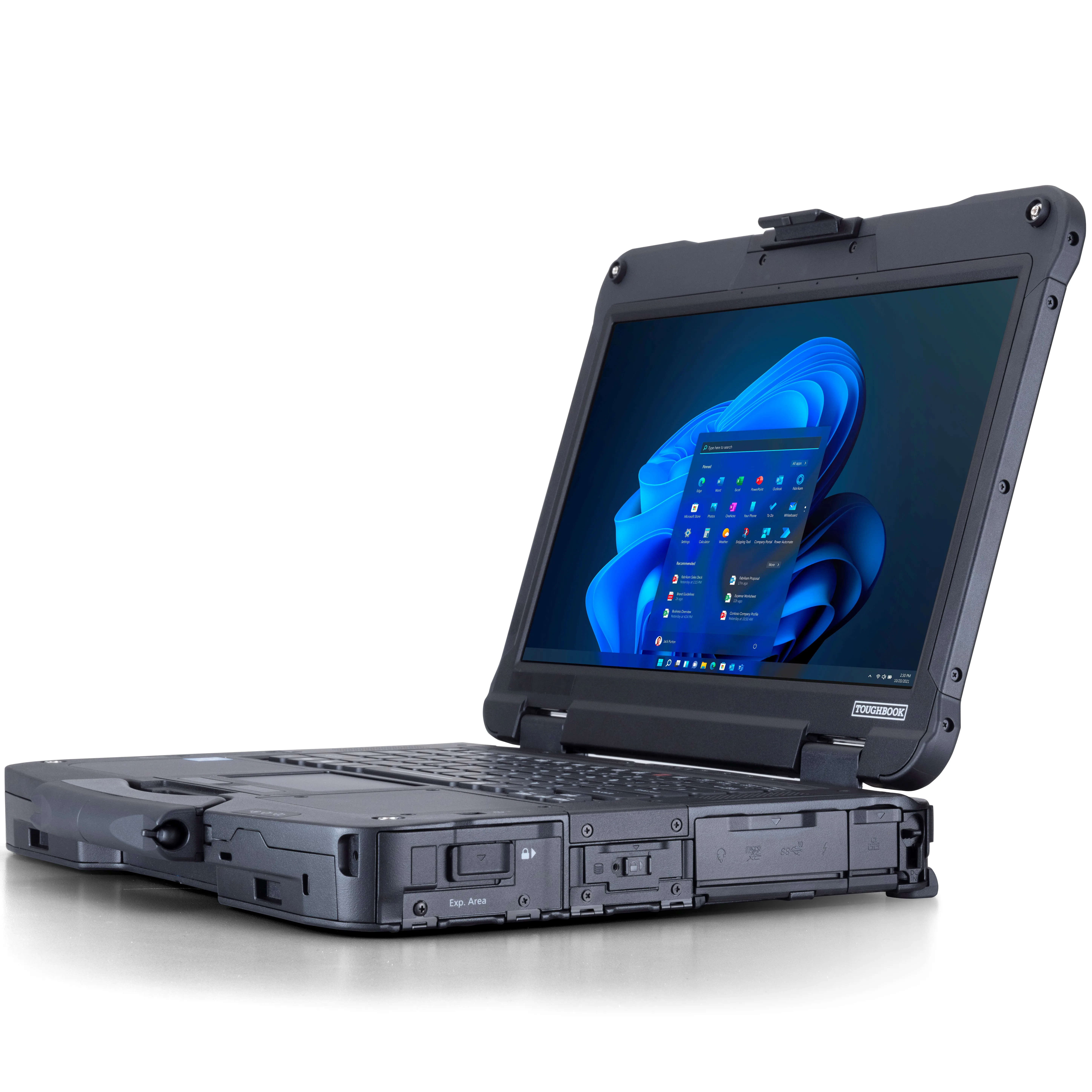 TOUGHBOOK 40 - Modular fully rugged notebook with a 14" active-matrix colour touch LCD, Robust magnesium housing IP66