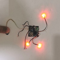 Placa LED PCBA de Bajo MOQ, Dc25L, con 1 oz de Grosor de Cobre y Diferentes Funciones y Patrones de Intermitencia para Tarjetas de Felicitación o Juguetes