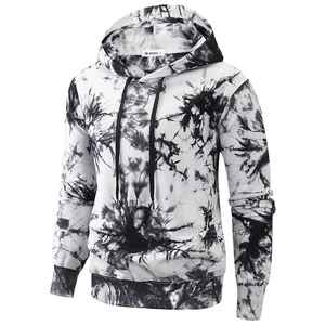 Sudaderas con capucha deportivas informales para hombre, bordado de poliéster personalizado, talla XS, patrón de impresión a la moda, venta al por mayor, diseño de logotipo personalizable - Product Image 4