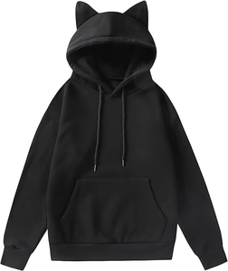 เสื้อสเวตเตอร์ผ้าคอตตอน400 100% ใส่ได้ทั้งชายและหญิง, เสื้อฮู้ดผ้าเกล็ดปลาน้ำหนักมากมีฮู้ดเสื้อใส่เล่นโลโก้ได้ตามต้องการ - Product Image 1