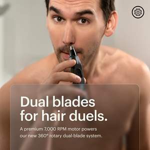 Tondeuse Électrique Portable Nez-Oreilles 7000 tr/min Outil de Précision Fonction Humide/Sèche Lame en Acier Inoxydable Alimentation USB Usage Domestique - Product Image 3