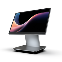 ZOLON AS16 AI Android POS, Pantalla Táctil de 15.6 Pulgadas, RK3576 6TOPS NPU, Reconocimiento Facial, NFC, GMS, 4+64 GB, Wi-Fi 6, Plateado, para Comercio Minorista y Restaurantes