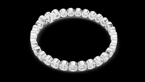 Bracelet tennis en diamant de laboratoire serti de lunette en or, en or 14K ou 18K, bijoux fins élégants et luxueux pour femmes, éclat intemporel - Product Image 4