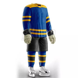 Team Wear <b>Ice</b> Hokey Uniform Made From Polyester Fabric For Better Absorption Suitable For Teams - Product Image 2