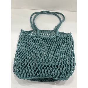 กระเป๋าถือเชือกล่างทรงสี่เหลี่ยมขนาดใหญ่สไตล์เกาหลี - Product Image 2