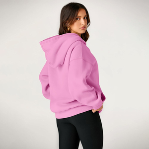 2025 personnalisé de haute qualité français Terry Hoodies femmes Streetwear haute qualité essentiels goutte épaule en gros pas cher prix - Product Image 4