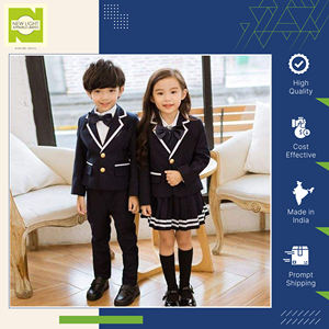 เสื้อเบลเซอร์โรงเรียนทำด้วยผ้าขนสัตว์สำหรับผู้ใหญ่และเด็กใส่ได้ทุกเพศฤดูหนาว - Product Image 4