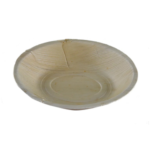Cuencos redondos y ovalados de hoja de palma natural, vajilla desechable para bodas para servir ensaladas y frutas - Product Image 4