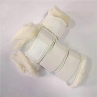 Bottes de cheval coupe-vent chaudes avec protection des jambes en fourrure enveloppes de cheval multicolore équitation équestre équipements vétérinaires équins