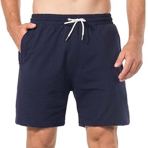 Pantalones cortos de ropa de hombre de alta calidad con cordón en la cintura de último diseño 100% algodón ropa de calle de verano precio barato pantalones cortos para correr adultos - Product Image 5