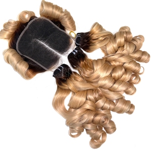 Haute Qualité Blonde 613 Couleur Vietnamien Vierge Cheveux Humains Fermeture Ensemble Cheveux Tissage Extensions Machine Double Trame - Product Image 6