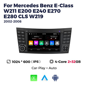 MEKEDE Android voiture multimédia lecteur Dvd stéréo <span class=keywords><strong>GPS</strong></span> Navigation voiture-play unité principale pour 7 pouces Benz classe E W211 E200 2002-2008 - Product Image 2