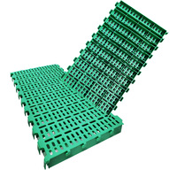 100*50 cm haute qualité élevage de moutons plancher à lattes en plastique PP équipement de plancher à lattes pour ferme de chèvres