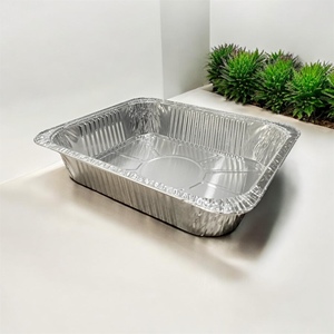 Récipients jetables en aluminium de haute qualité demi-taille 3500ml 320x260x60mm et boîtes alimentaires à emporter - Product Image 3