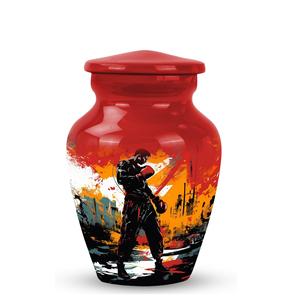 Metal Boxing <b>Urns</b> <b>for</b> Human <b>Ashes</b> Adult Man <b>for</b> <b>Ashes</b> Male Burial <b>Urns</b> <b>for</b> Adult Human <b>Ashes</b> <b>Mini</b> Custom Size <b>urn</b> - Product Image 1