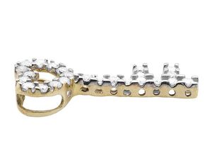 Design unique en forme de coeur ouvert 925 argent rond Moissanite diamant pendentif Style classique amour romantique cadeau pour elle - Product Image 3