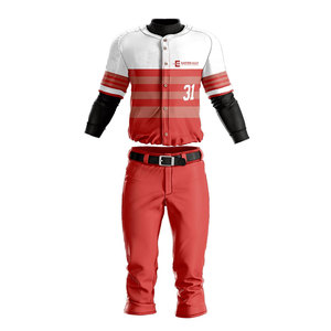 Uniforme de baseball de haute qualité fabriqué par un fabricant de premier plan, matériau durable, uniforme de baseball pour sports de plein air - Product Image 1