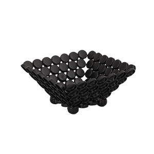Cuencos decorativos hechos a mano de forma personalizada para fruta seca fresca cuencos de acero inoxidable profundos decorativos curvos a mano - Product Image 5