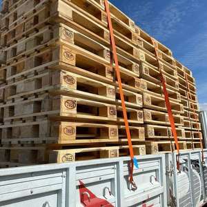 Tablero de transporte Paletas epal de madera maciza de pino 1200x1200 Euro Palet Paletas de madera a la venta a Europa con envío gratis - Product Image 1