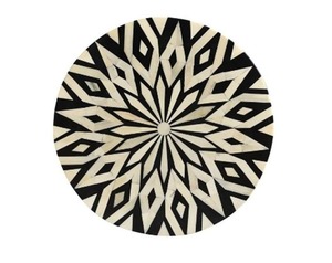 Juego de Manteles Individuales de Lujo Hechos a Mano con Incrustaciones de Hueso y Madera, Posavasos con Incrustaciones de Nácar, Clásico, Ecológico, Azul Cielo y Blanco, Premium para Mesa - Product Image 5